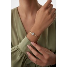 Yavuz Kuyumculuk 14 Ayar Altın Geometrik Baget Bileklik