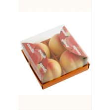 Bijuteri Net Şeftali Mum 4 Adet