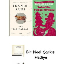 Alfa Yayınları Yeryüzü Çocukları 5 - Taş Barınaklar + Tuhaf Bir Yılbaşı Öyküsü + Bir Noel Şarkısı