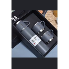 Trade Bazaar Paslanmaz Çelik Termos Seti – 500 ml (16.9 Oz) Kapaklı Izoleli Kupa, Sıcak & Soğuk Içecekler Için, Ofis ve Açık Hava Kullanımı