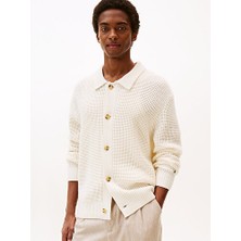 Tommy Hilfiger Erkek Button Up Hırka