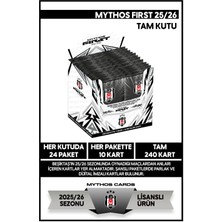 Mythos Cards Beşiktaş 2025-26 Mythos First - Tam Kutu