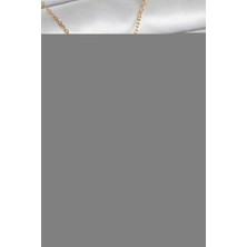 Shopwave 316L Çelik Zincir Gold Renk Çam Ağacı Model Yılbaşı Temalı Kadın Kolye