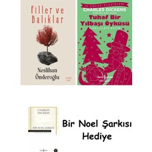 Everest Yayınları Filler ve Balıklar + Tuhaf Bir Yılbaşı Öyküsü + Bir Noel Şarkısı