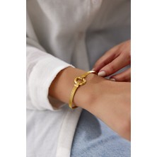 Yavuz Kuyumculuk Altın Trabzon Hasır Bileklik Oval Taşsız