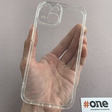 Elixem İphone 13 İphone 14 Uyumlu Şeffaf Silikon TPU Kamera Korumalı Kılıf