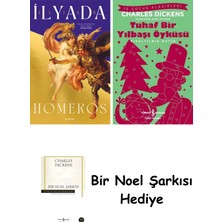 Everest Yayınları Ilyada (Ciltli) + Tuhaf Bir Yılbaşı Öyküsü + Bir Noel Şarkısı
