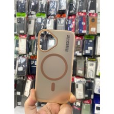 Elixem İphone 16 Uyumlu Desert Gold Ticket Mat İnce Kılıf