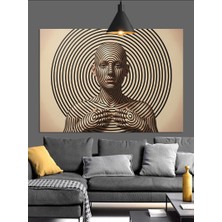 Artmeg Insan Ruhu ve Ikilemler Dekoratif Kanvas - Mdf Ahşap Tablo