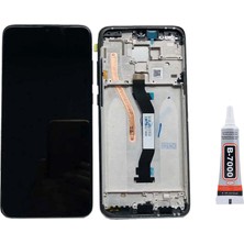 Yedcom Xiaomi Redmi Note 8 Pro Çıtalı Siyah Ekran Lcd Dokunmatik B7000 15ML Yapıştırıcı ile beraber Yc