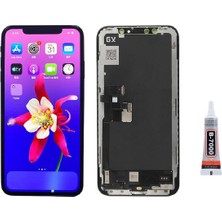 Yedcom Iphone XS Oled Uyumlu Ekran Lcd Dokunmatik B7000 15ML Yapıştırıcı ile beraber Yc