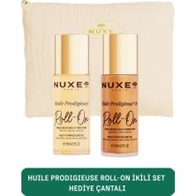 Nuxe Huıle Prodıgıeuse Roll-On Ikili Set- Hediye Çantalı