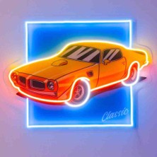 Kamer Neon LED Işıklı Pop Art Sanatsal Tablo
