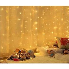 Minevoo Dize Şeklinde 200 LED Ampul Gün Işığı Perde LED (2mt)