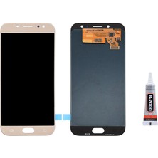 Yedcom Samsung J7 2017 J720 GOLD Uyumlu Ekran Lcd Dokunmatik B7000 15ML Yapıştırıcı ile beraber Yc