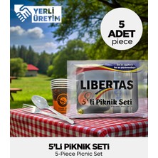 Sepet Doldur Paletli bardak 5’li Piknik Seti – (5 Adet)