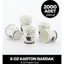 8 Oz Karton Bardak 2.000 Adet