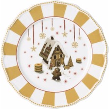 Hutschenreuther Tabak 22 cm Christmas Love Beige-Tekli