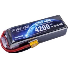 Profuse 14.8 V 4s Lipo Pil-Batarya 4200 Mah 40C