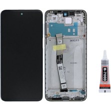 Yedcom Xiaomi Redmi Note 9S Çıtalı Gri Ekran Lcd Dokunmatik B7000 15ML Yapıştırıcı ile beraber Yc