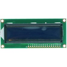 Robotistan 16X2 LCD Ekran - I2C Lehimli Mavi Display
