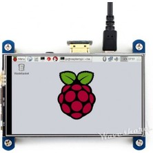 Waveshare 4 Inch HDMI Rezistif Dokunmatik IPS LCD Ekran - 800×480