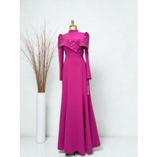 Halezade Moda Tesettür Niva Abiye