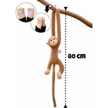 Adalinhome Atakids Sarılan Peluş Maymun Eğlenceli ve Sevimli Oyun Arkadaşı