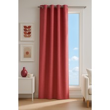 Premier Home Artemis Halkalı Fon Perde Kırmızı 140X260