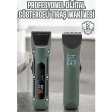 Ceylan Adam Tıraş Makinesi Dijital Göstergeli Turbo Motor Paslanmaz Çelik