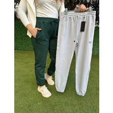 bebexy Lastikli  Paça  Gri Eşofman Altı