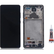 Yedcom Samsung A72 A725F Çıtalı Uyumlu Ekran Lcd Dokunmatik B7000 15ML Yapıştırıcı ile beraber Yc