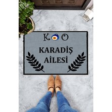 Hediye Deposu Harfler ve Soyisimli Kişiye Özel Tasarım Kapi Paspas 60X40CM Kapi Onu Paspasi