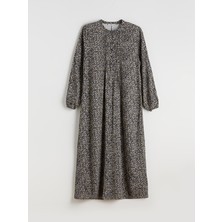 Lc Waikiki Yeni Sezon Bisiklet Yaka Desenli Elbise