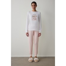 Penti Çizgili Sleep Time  Uzun Kollu Termal Etkili Pijama Takımı
