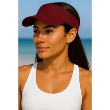 Verahed Arkası Ayarlanabilir Cırtlı Uzatmalı Üstü Açık Vizör Şapka Tenis Şapkası