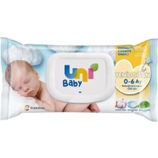 Brf Bfs   Uni Baby Yenidoğan Islak Havlu Mendil Tekli Paket 40'lı