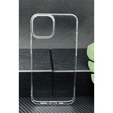 Elixem İphone 13 İphone 14 İphone 15 Uyumlu Şeffaf Kamera Kısmı Açık Mika Kılıf