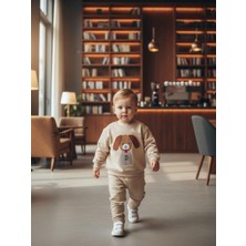Zekids Erkek Bebek Köpek Desenli Sweatshirt