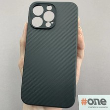 Elixem İphone 15 Pro Max Uyumlu Siyah Karbon Desenli Kılıf