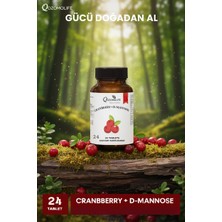 Cranberry, D-Mannoz, C Vitamin - Idrar Yolu Sağlığı Vb. (24KAPSÜL & 1400MG)
