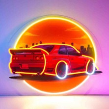 Kamer Neon LED Işıklı Pop Art Sanatsal Tablo