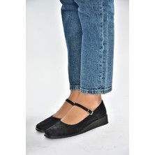Fox Shoes V820203504 Siyah Kumaş Bantlı Günlük Kadın Ayakkabı