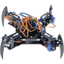 Robotistan Quadruped (4 Bacaklı) Örümcek Robot - Elektronikli
