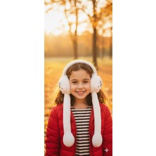 Kervan Pazarı Çocuk Peluş Figürlü Oynar Kulaklı Sesli Kışlık Kulaklık