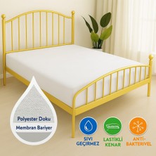 Milays Micro Polyester Dokulu Sıvı Geçirmez Full Fitted Kenarlı Yatağı Tam Koruyan Alez Tek/çift Kişilik