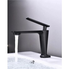 Fualora Lüks Tasarım Lavabo Bataryası Siyah