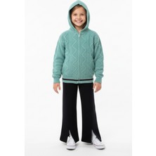 Modanino Kız Çocuk Triko Örme Alt-Üst Takım (Hırka ve Alt)  10-15 Yaş 12432