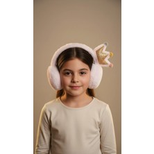 Gigi Giyim Prenses Taç Desenli Kız Çocuk Peluş Kulaklık