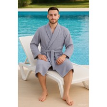 Saret Home Pamuk Bornoz , Sal Yaka Bukle , Otel Bornoz , Spa ve Hamam Bornoz